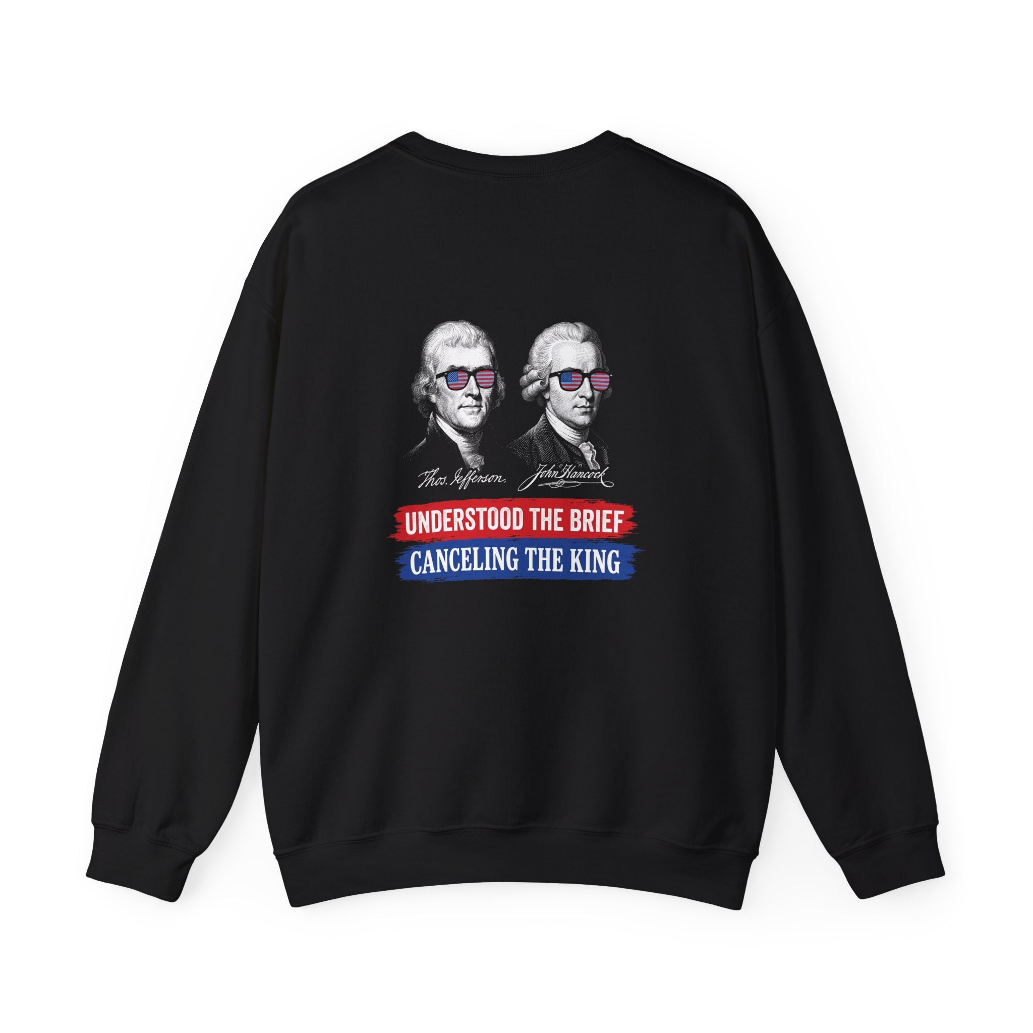 Jefferson Hancock Canceling The King Back Print Sweatshirt