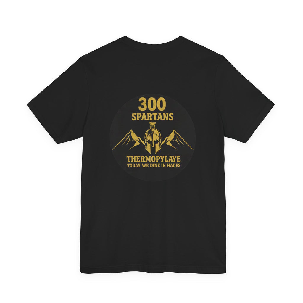 Spartans Thermopylae Back Print Premium Tee