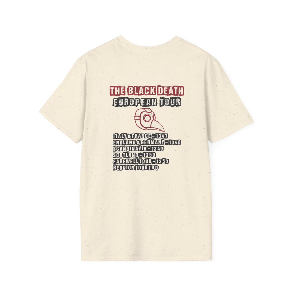 The Black Death European Tour Back Print T-Shirt