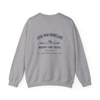 Civil War River Ironclads Back Print Sweatshirt