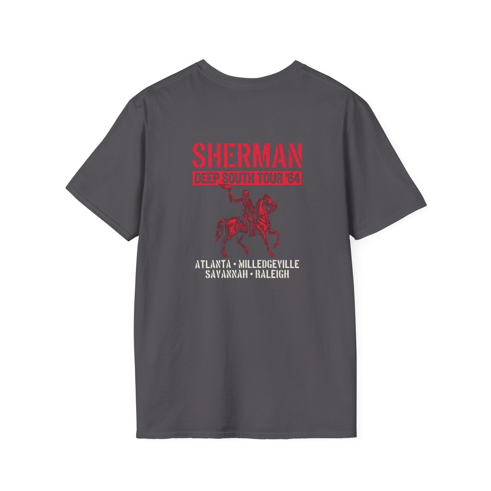 Sherman Deep South Tour Vintage Back Print T-Shirt