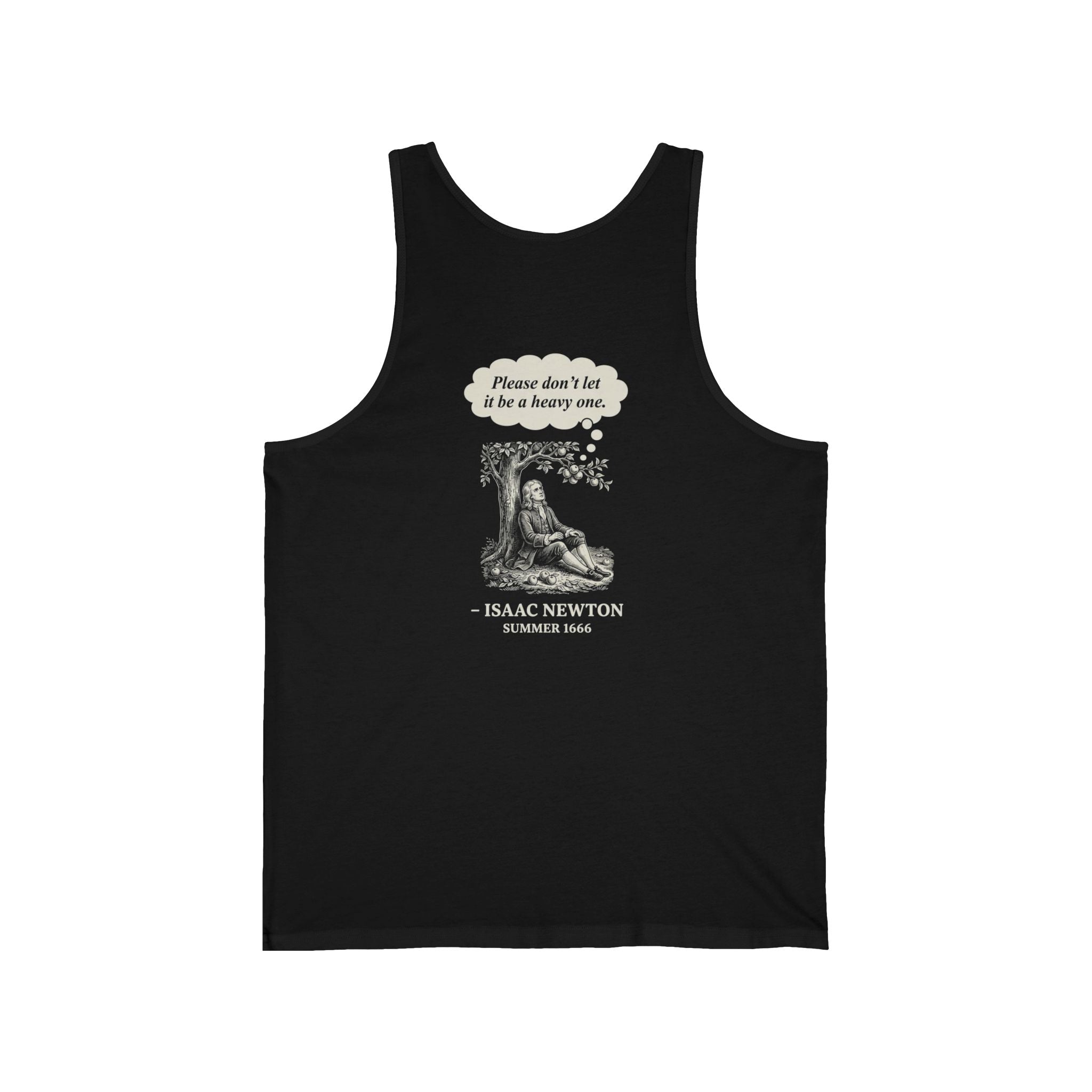 Newton Gravity Anxiety Back Print Tank Top