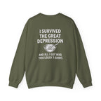 Great Depression Back Print Sweatshirt