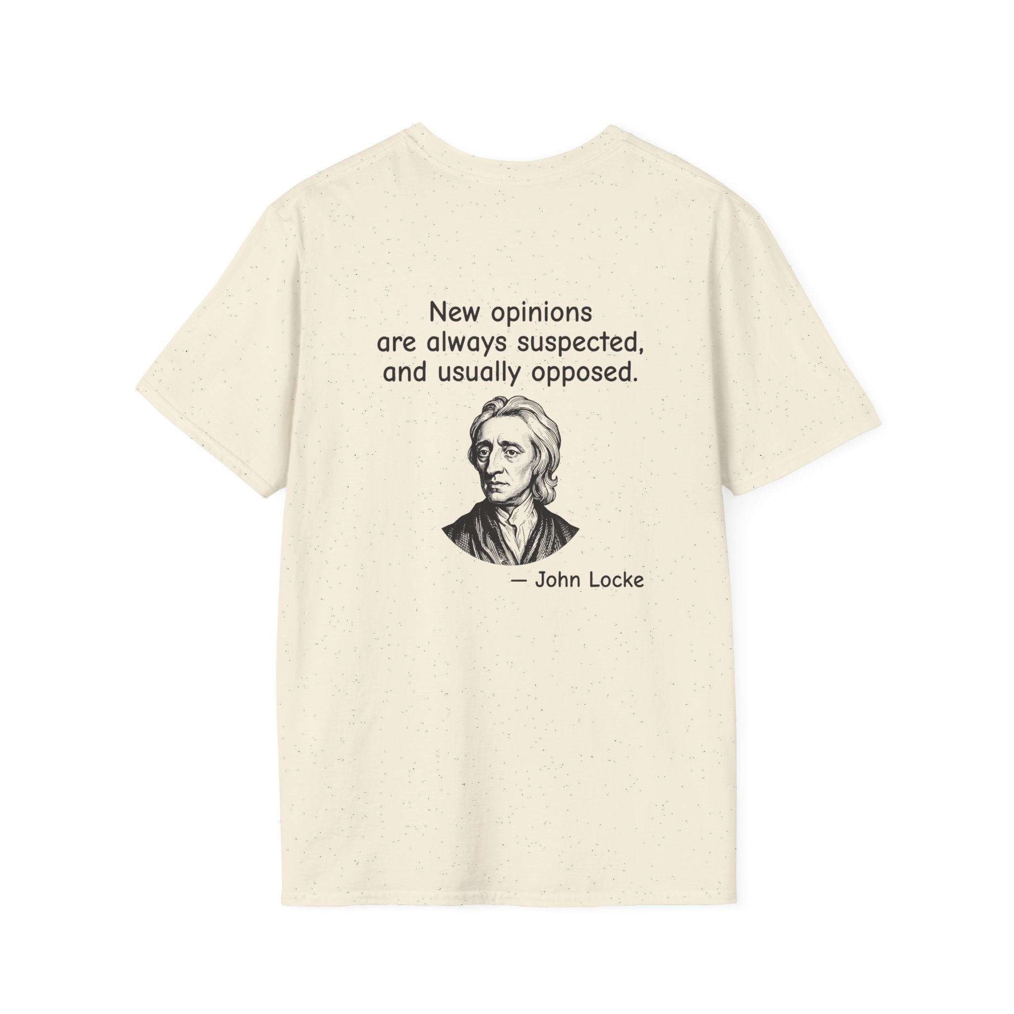 Locke New Opinions Back Print T-Shirt