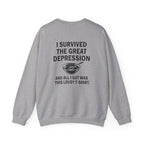 Great Depression Back Print Sweatshirt