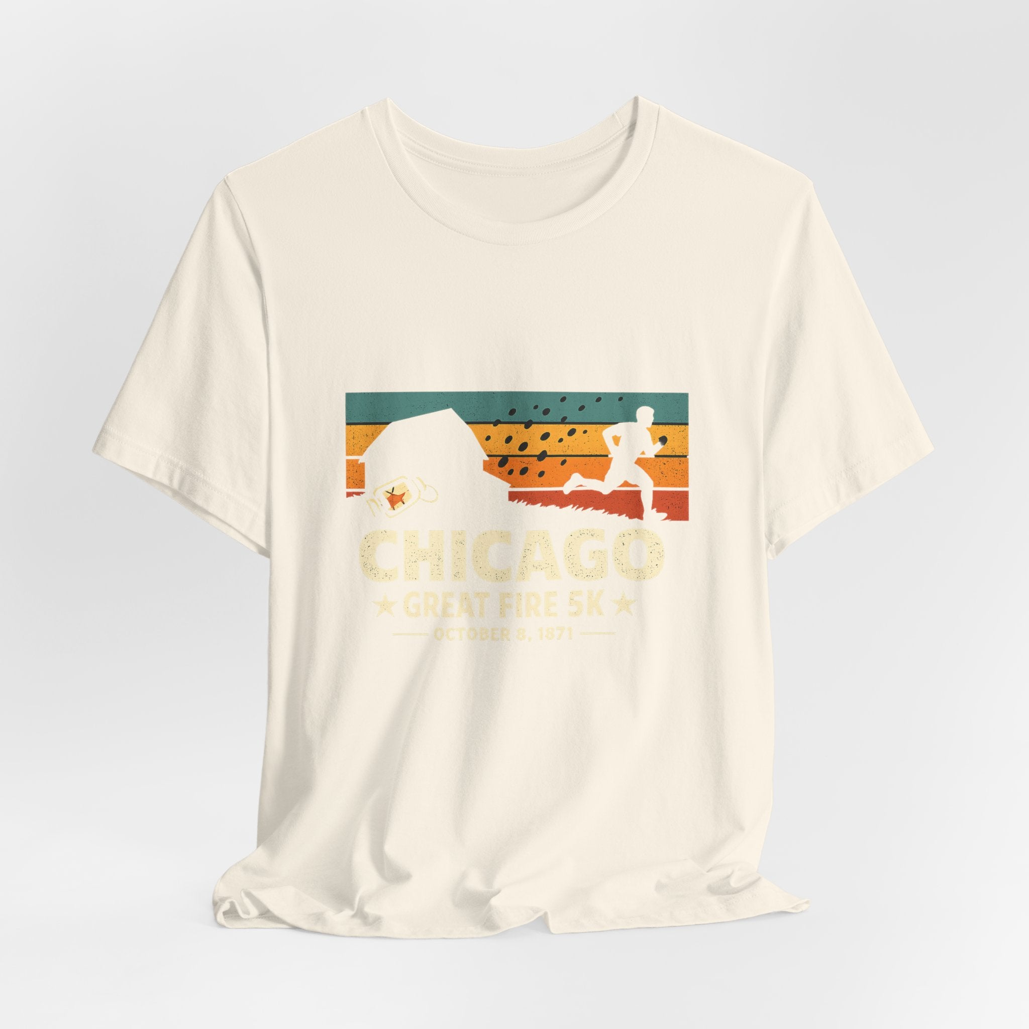 Chicago Great Fire 5K Retro Premium Tee