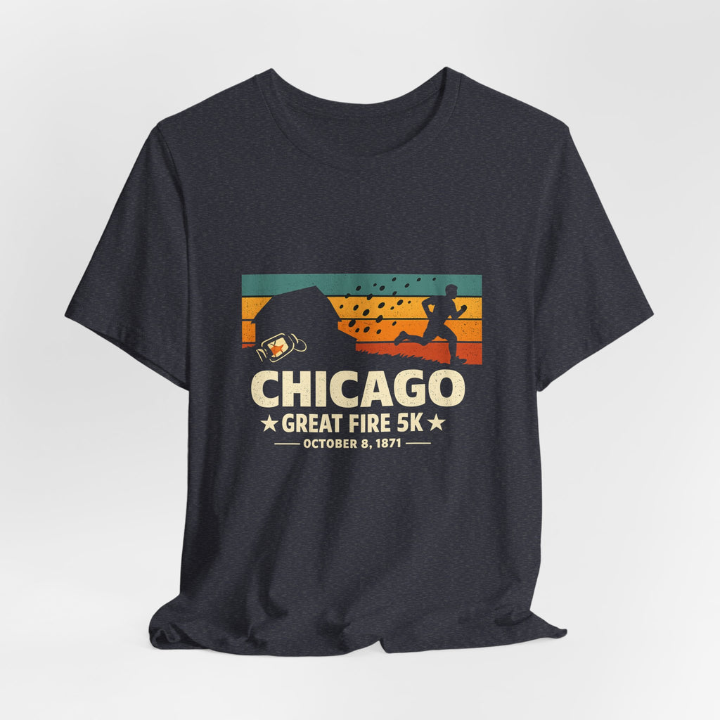 Chicago Great Fire 5K Retro Premium Tee