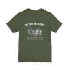 Spanish Armada Fire Ships Back Print Premium Tee