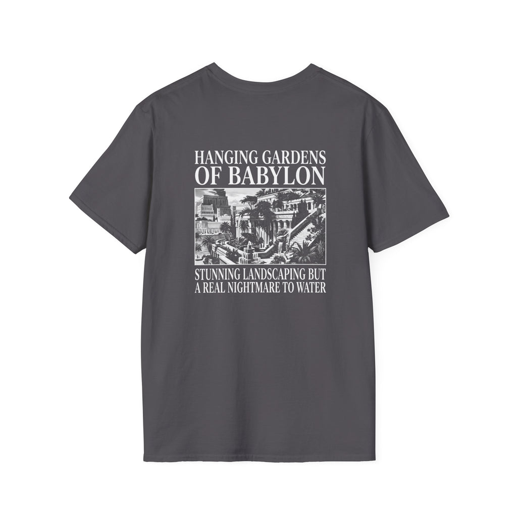 Hanging Gardens Landscaping Back Print T-Shirt
