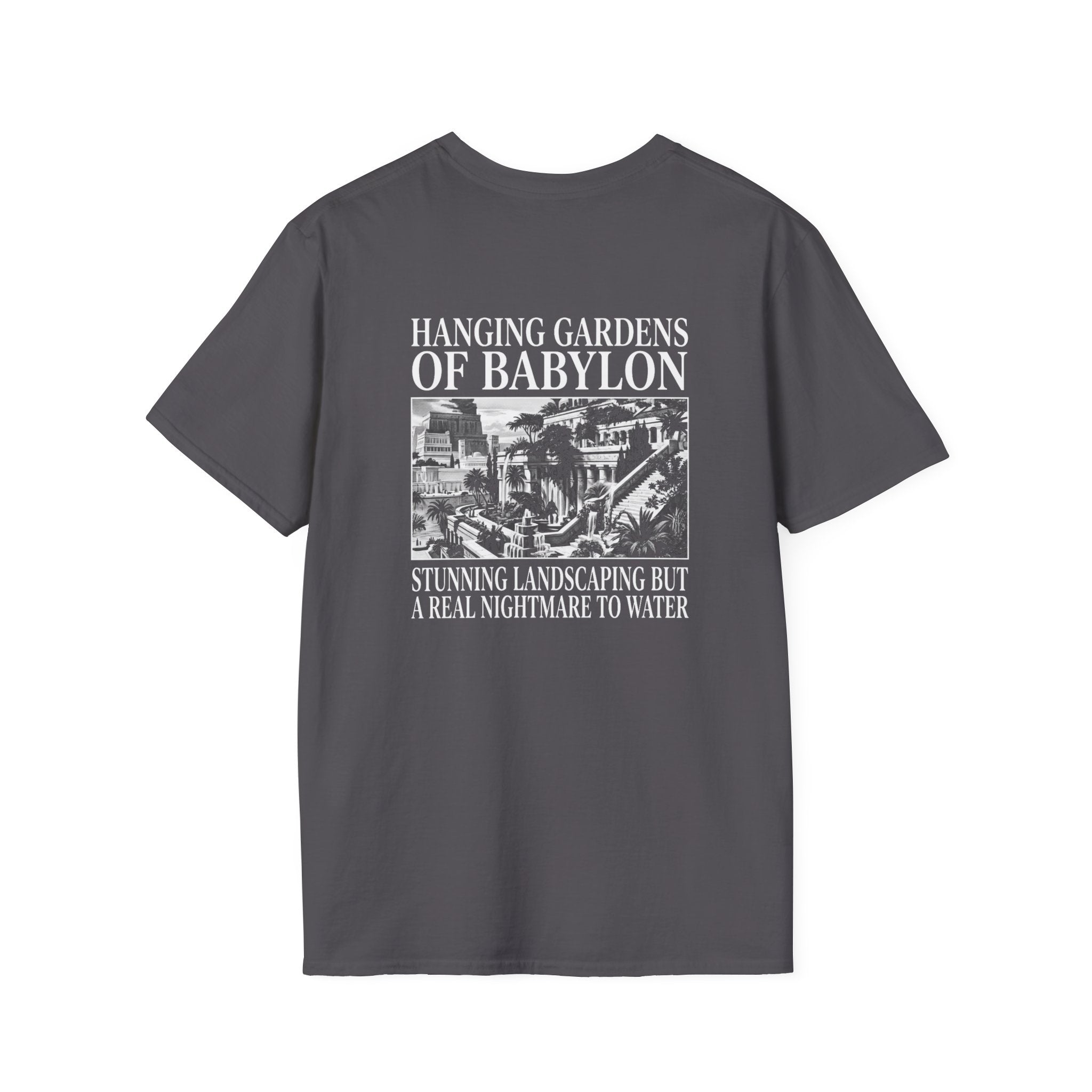 Hanging Gardens Landscaping Back Print T-Shirt