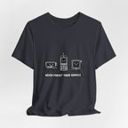 Never Forget Their Service Obsolete Premium Tee
