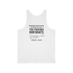Operation Praying Mantis Back Print Tank Top