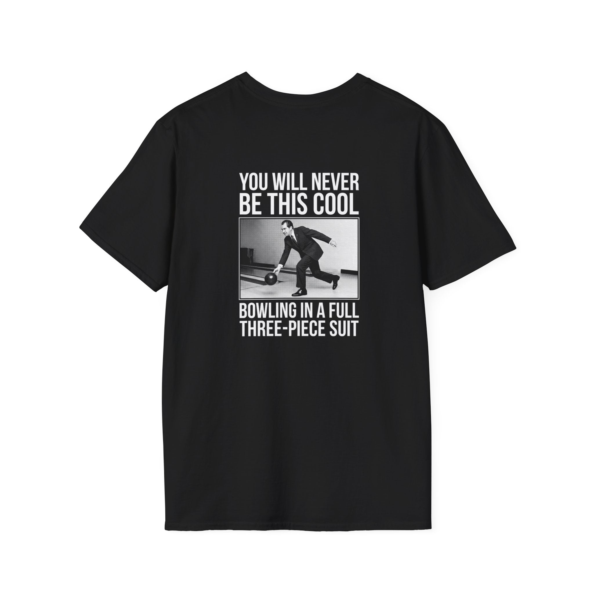 Nixon Suit Bowling Flex Back Print T-Shirt