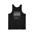 Operation Praying Mantis Back Print Tank Top