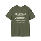Css Hunley Submarine Memorial Back Print T-Shirt