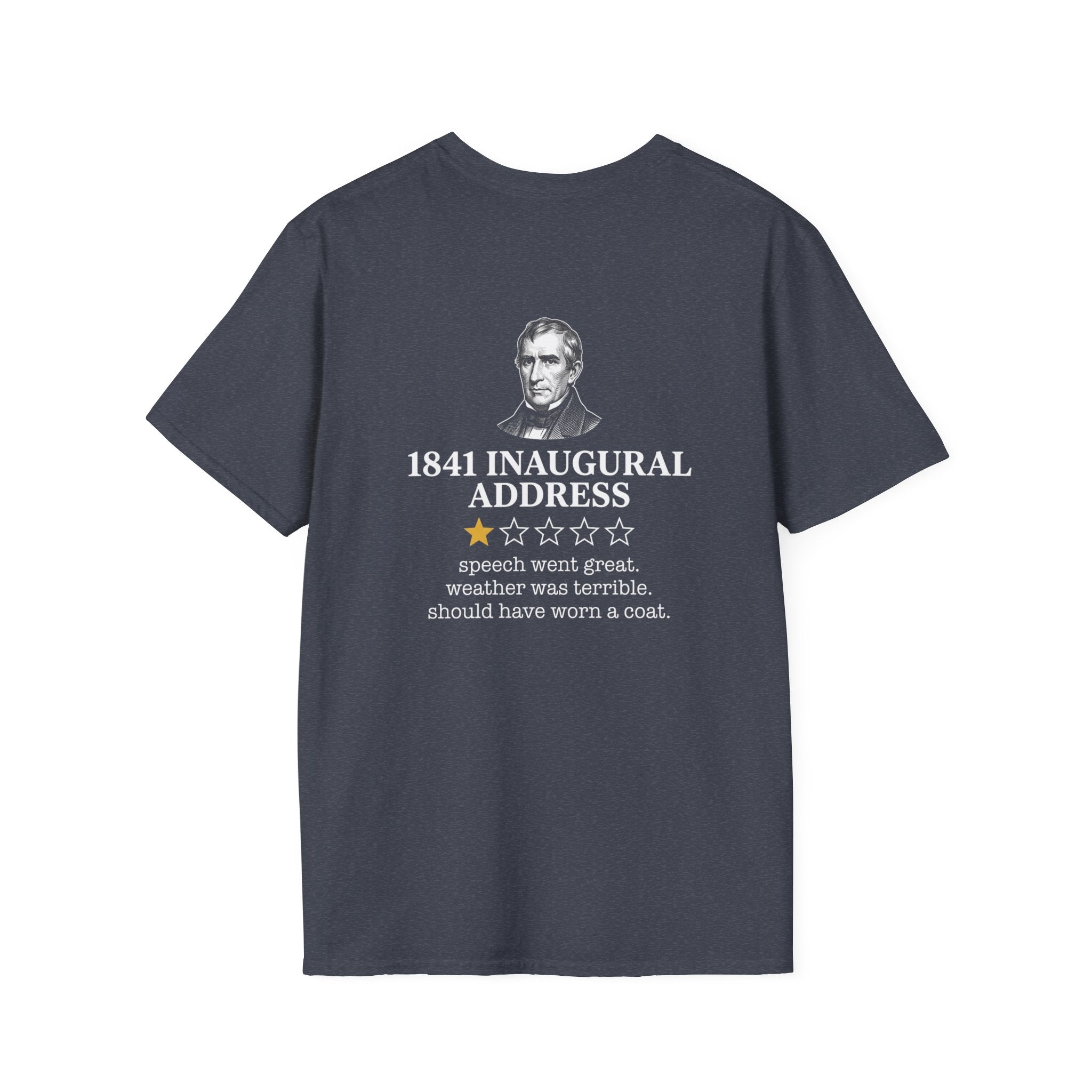 Inaugural Address Review Back Print T-Shirt