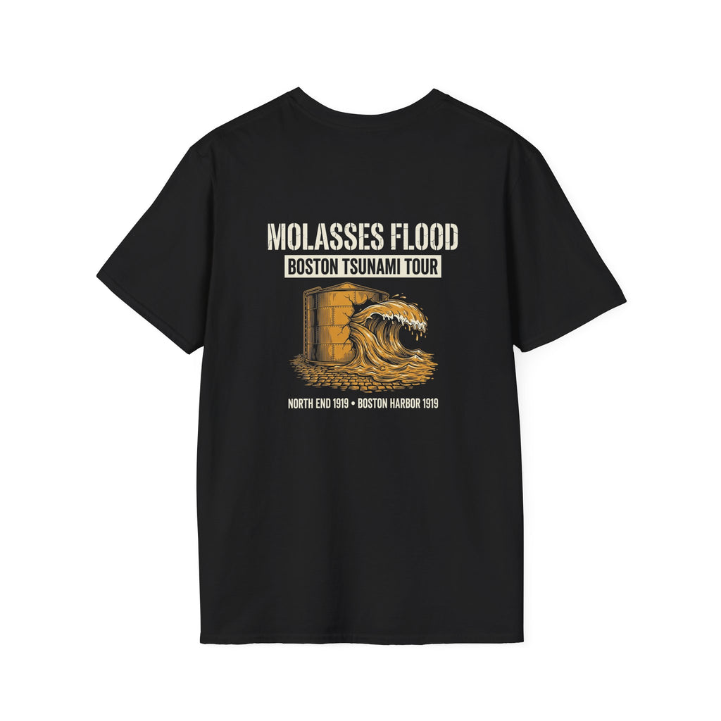Boston Molasses Flood Tour Back Print T-Shirt
