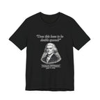 Thomas Jefferson Procrastination Double Spaced Premium Tee