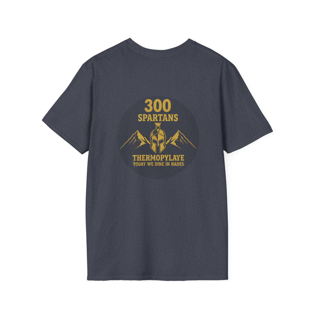 Spartans Thermopylae Back Print T-Shirt