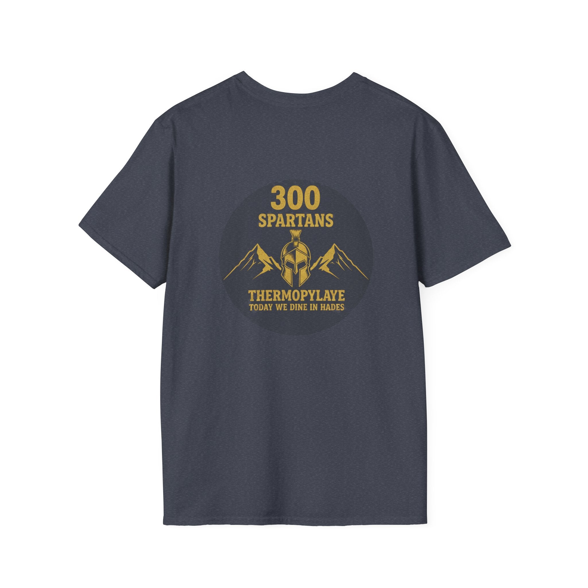 Spartans Thermopylae Back Print T-Shirt