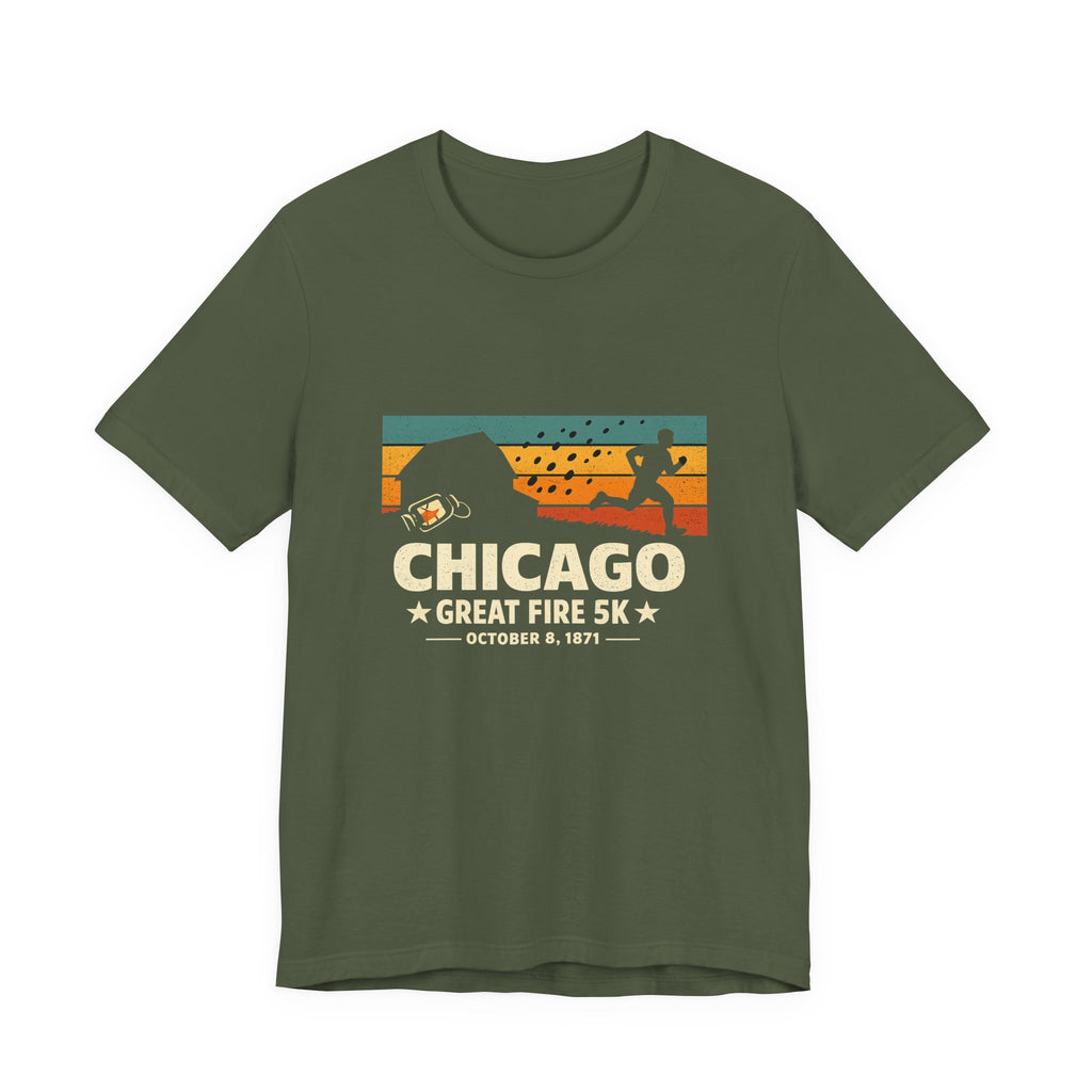 Chicago Great Fire 5K Retro Premium Tee