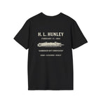 Css Hunley Submarine Memorial Back Print T-Shirt