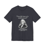 Thomas Jefferson Procrastination Double Spaced Premium Tee