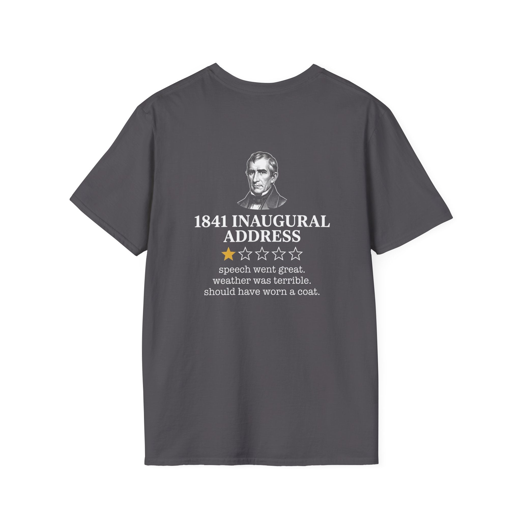 Inaugural Address Review Back Print T-Shirt