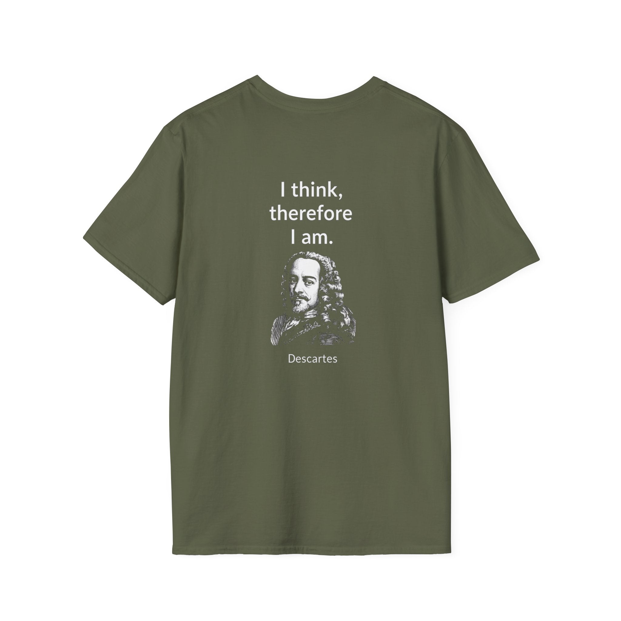Cogito Ergo Sum Back Print T-Shirt