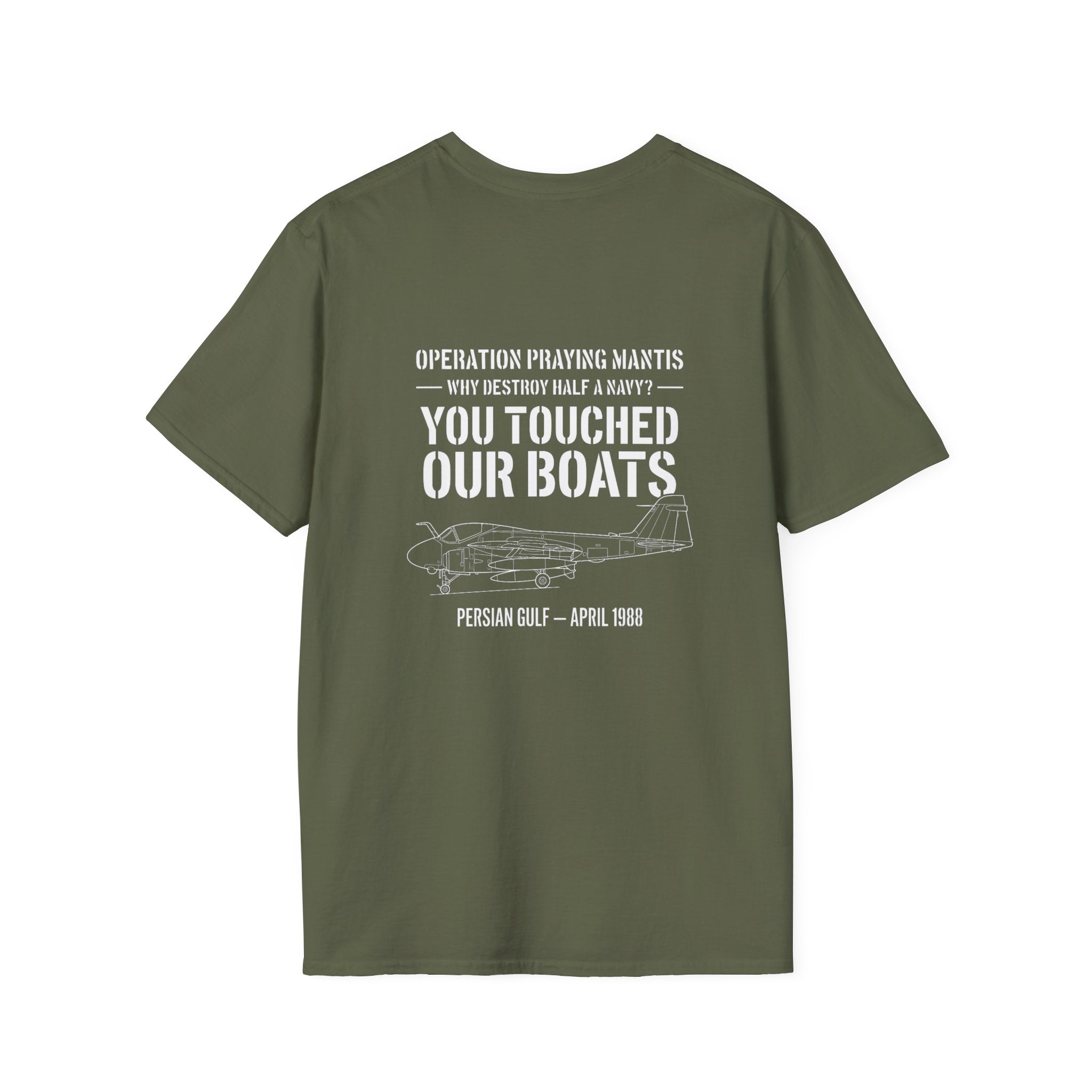 Operation Praying Mantis Back Print T-Shirt