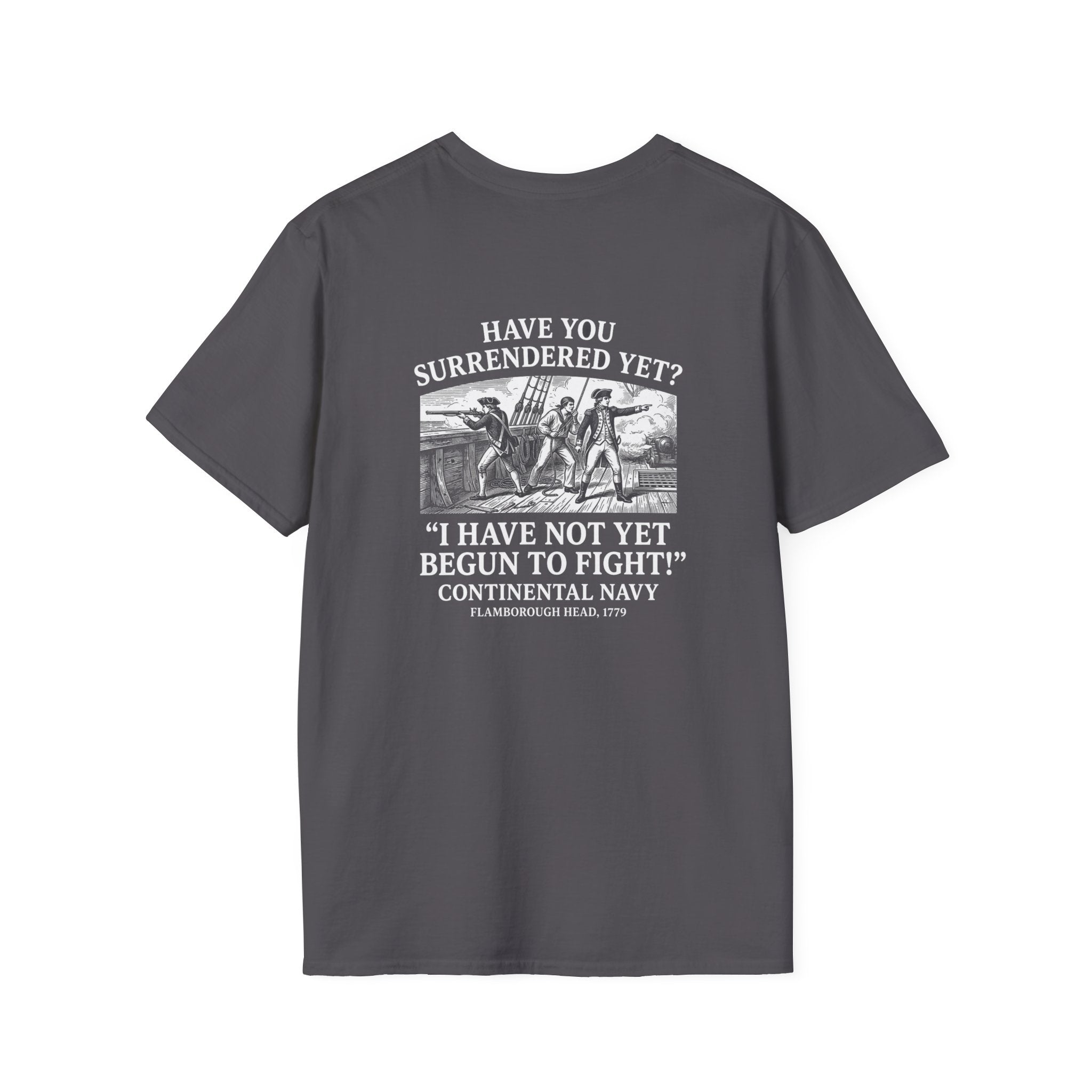 Not Yet Begun To Fight Back Print T-Shirt
