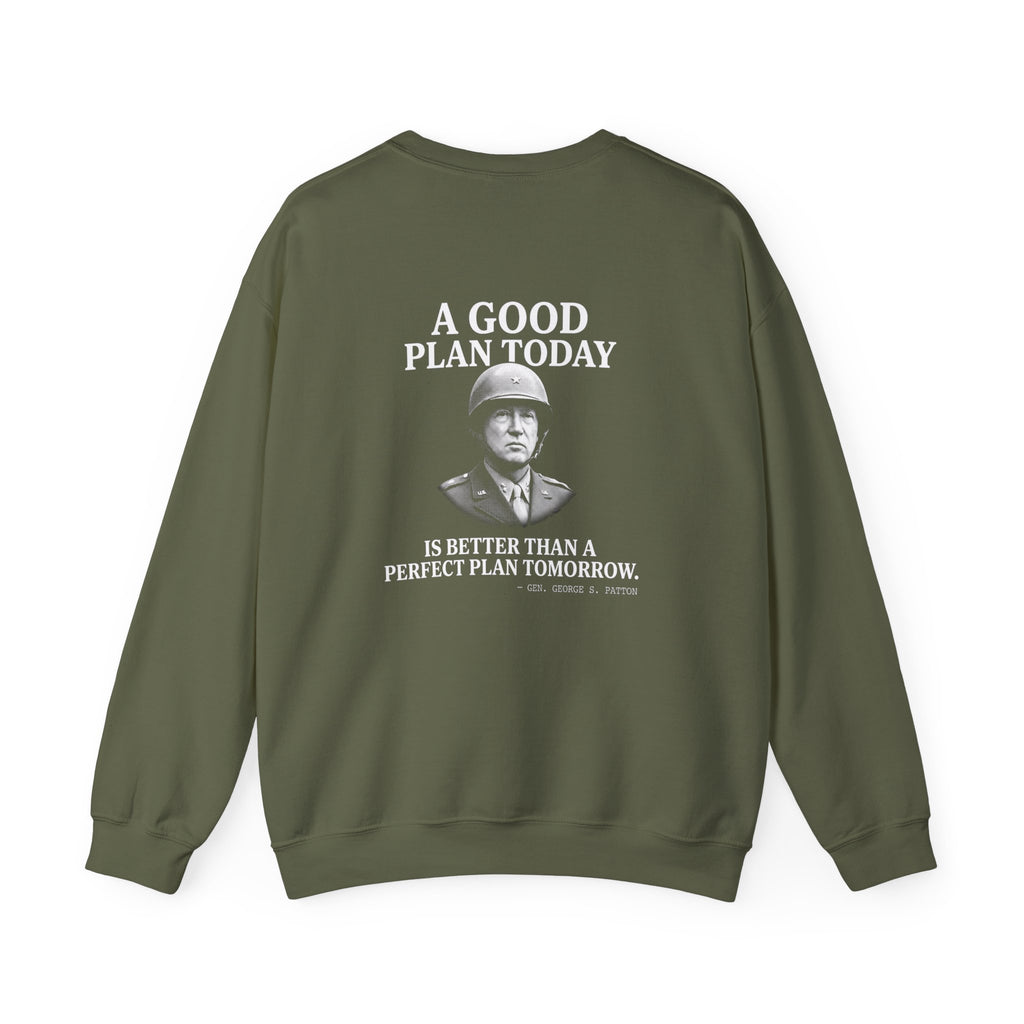 Patton Good Plan Back Print Sweatshirt