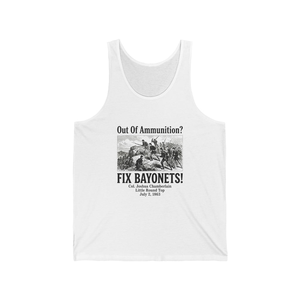 Out of Ammunition Fix Bayonets Tank Top