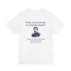 Mcclellan Antietam Attack Back Print Premium Tee