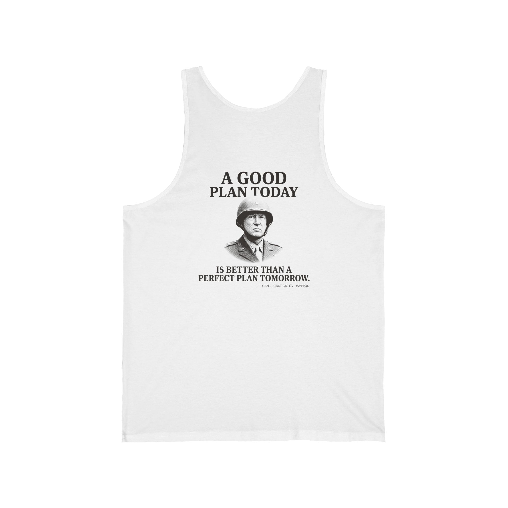 Patton Good Plan Back Print Tank Top