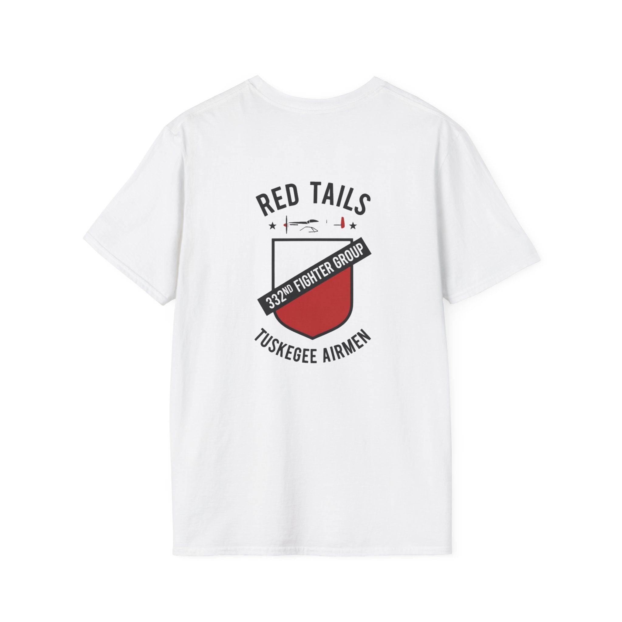 Red Tails 332nd Fighter Group Back Print T-Shirt