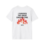 Great Chicago Fire Classic Back Print T-Shirt
