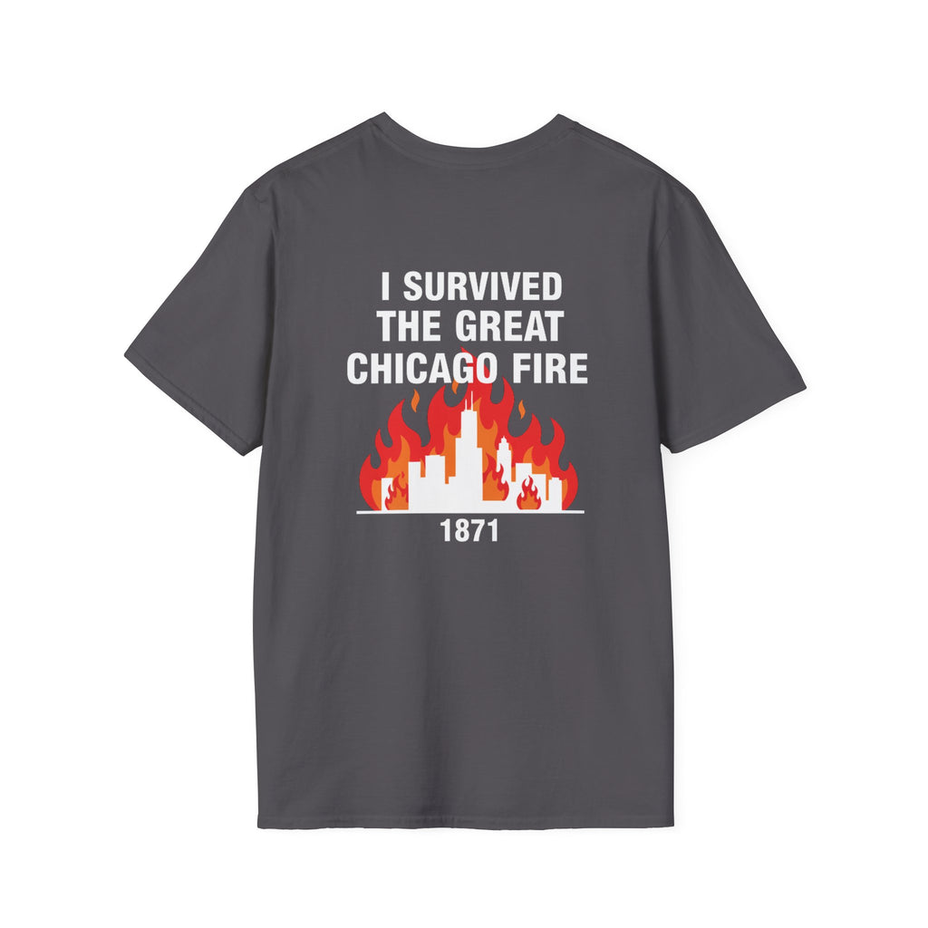 Great Chicago Fire Classic Back Print T-Shirt