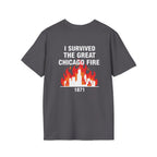 Great Chicago Fire Classic Back Print T-Shirt
