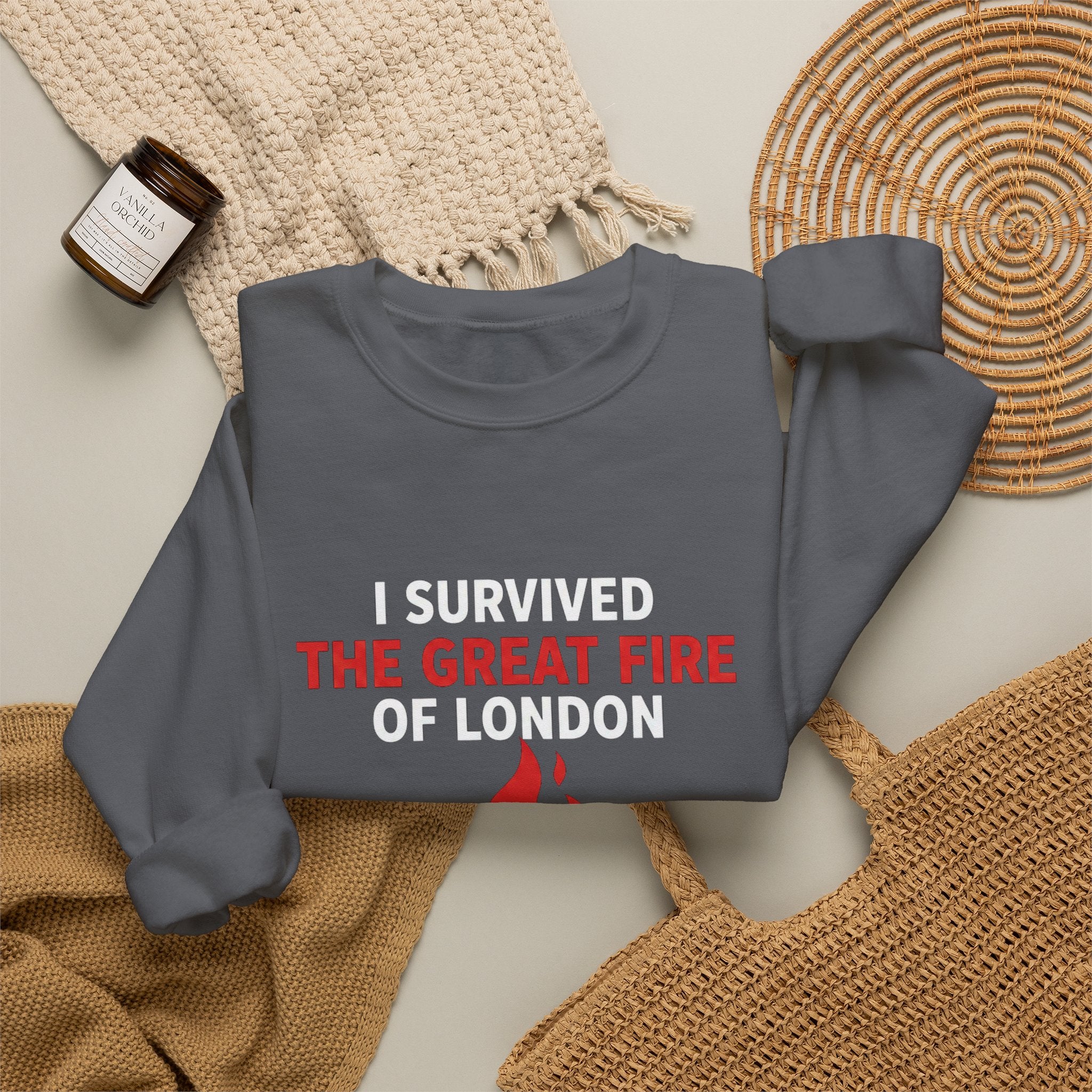 I Survived The Great Fire Sweatshirt