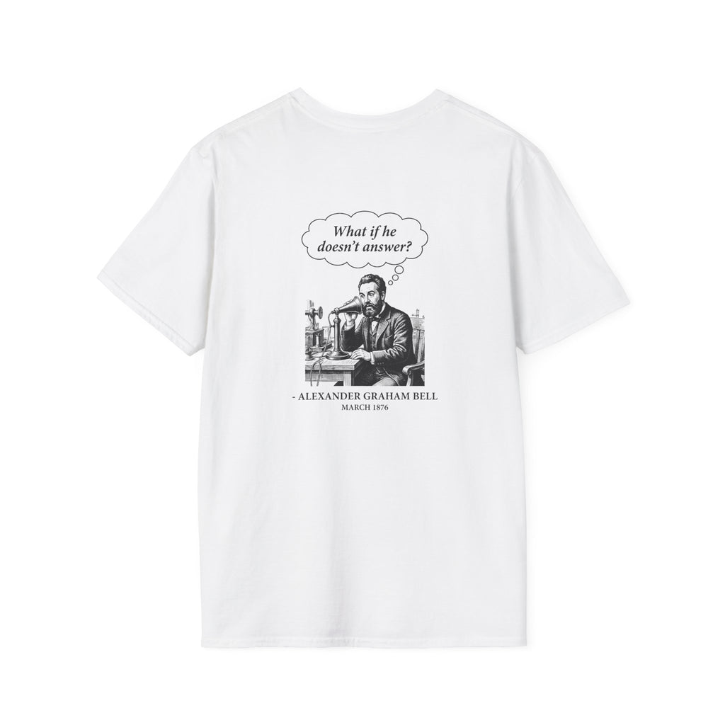 First Phone Call Panic Back Print T-Shirt