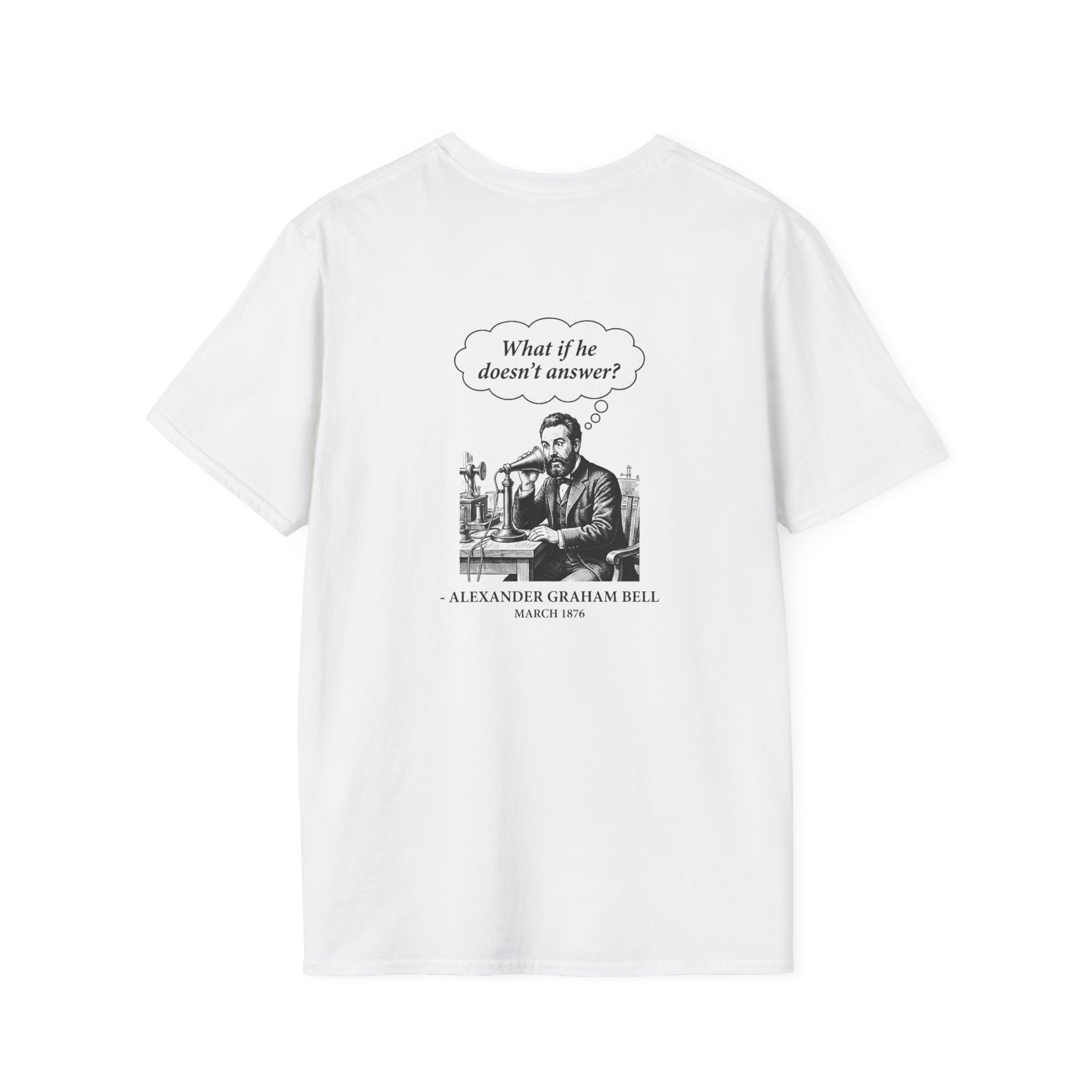 First Phone Call Panic Back Print T-Shirt