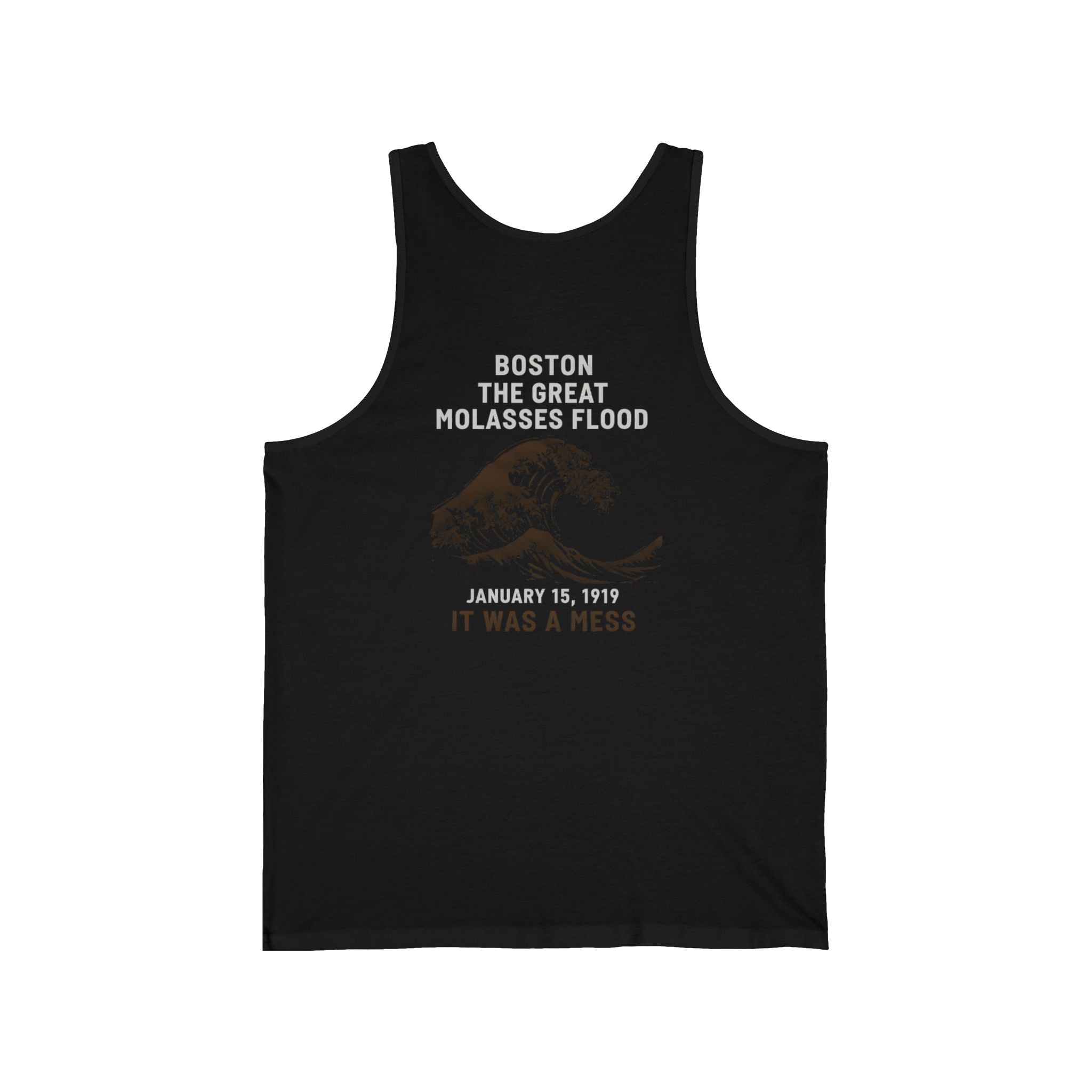 Boston The Great Molasses Flood Back Print Tank Top