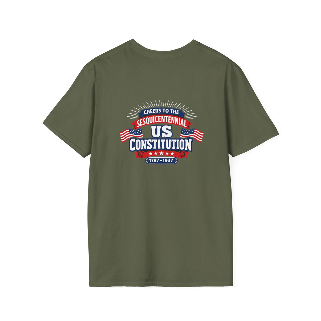 Cheers To The Sesquicentennial Us Back Print T-Shirt