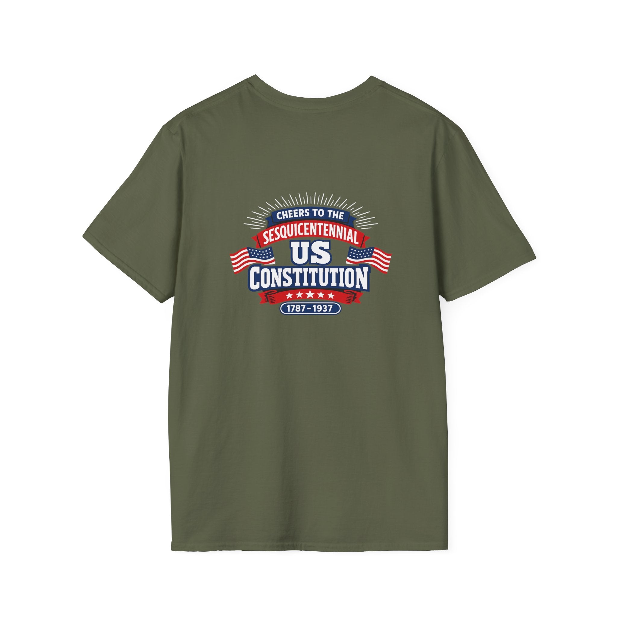 Cheers To The Sesquicentennial Us Back Print T-Shirt