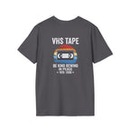 Vhs Tape Memorial Back Print T-Shirt