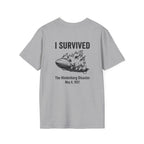 I Survived The Hindenburg Disaster Back Print T-Shirt