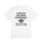 Great Depression Back Print Premium Tee