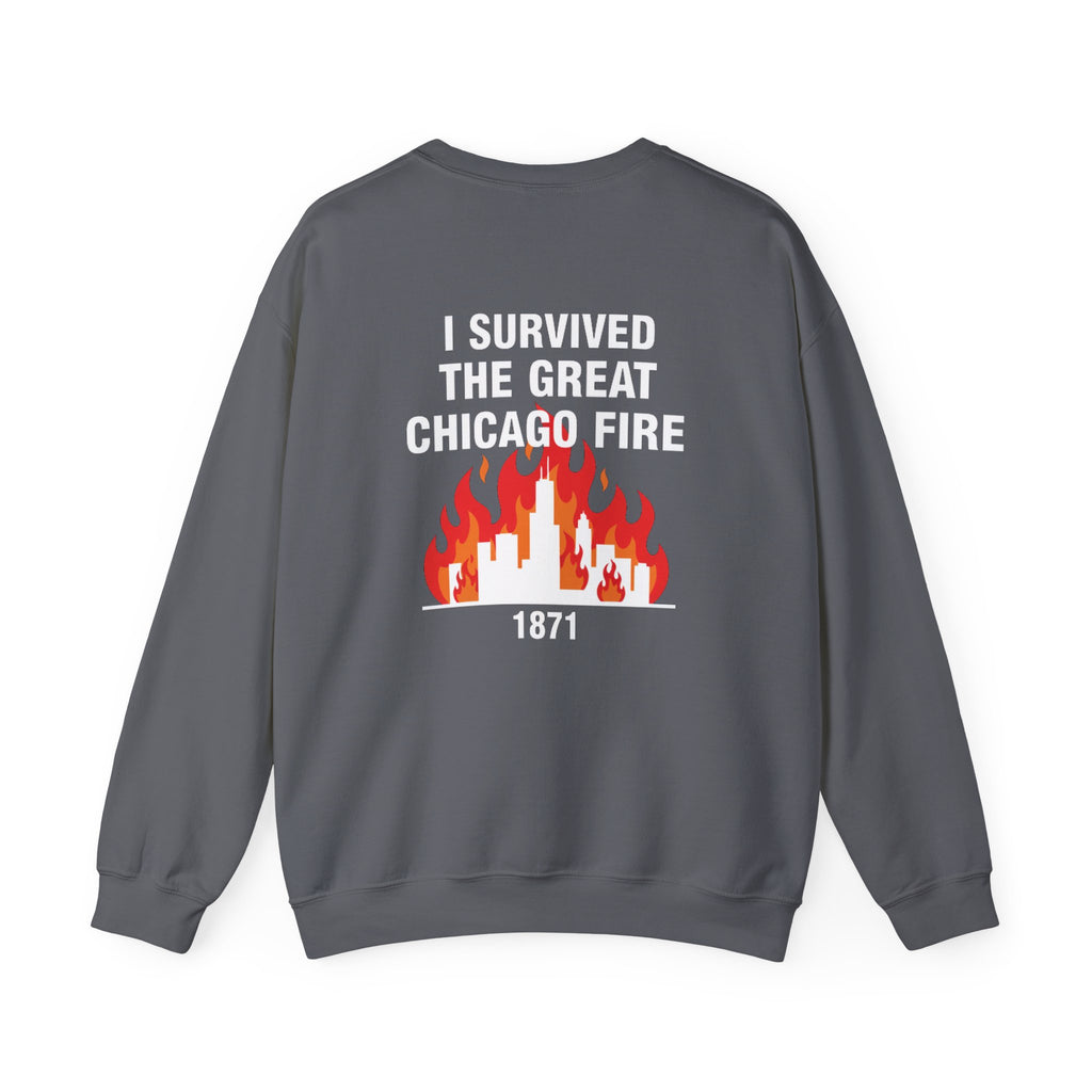 Great Chicago Fire Classic Back Print Sweatshirt