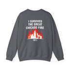 Great Chicago Fire Classic Back Print Sweatshirt